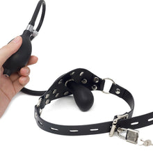 Load image into Gallery viewer, Popular Inflatable Lockable Open Mouth Gag & Digital Timer Set