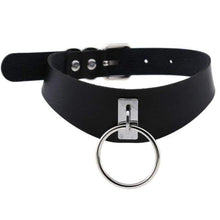 Load image into Gallery viewer, Slave Heirloom Leather Choker With Ring