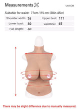 Charger l'image dans la galerie, Prothèses mammaires en silicone demi-corps bonnet G