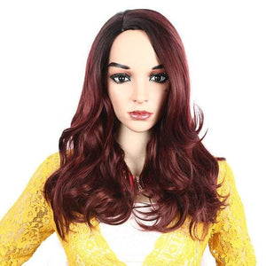 20 Inches Long Gradient  Wave Wig