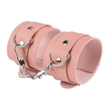 Load image into Gallery viewer, Elegant Leather Bondage Restraints Cuffs BDSM