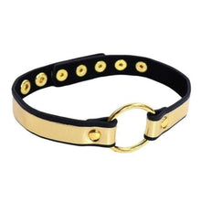 Charger l'image dans la galerie, Collier ras du cou en or avec motif de mascarade