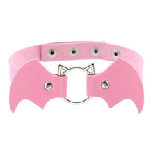 Charger l'image dans la galerie, Collier de jour fétichiste pour esclave chauve-souris vampire