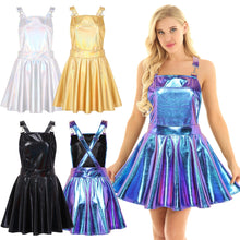 Load image into Gallery viewer, Mini Suspender Sissy Dress