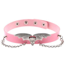 Lade das Bild in den Galerie-Viewer, Fetisch-Fledermaus-Gothic-Halsreifen