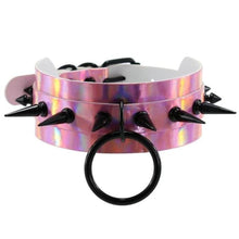 Load image into Gallery viewer, Oversized Spiked Colorful Collar, gallery view 3