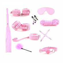Load image into Gallery viewer, Beginner Perfect 10-Pcs BDSM Set BDSM