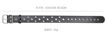 Load image into Gallery viewer, Sub's Trendy Perforated Black Collar