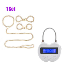 Load image into Gallery viewer, Timed Lock Sex Chains BDSM