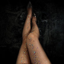 Load image into Gallery viewer, Sissy Party Rhinestone Stockings
