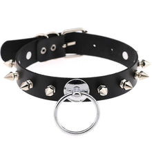Load image into Gallery viewer, Submissive Spiked Collar