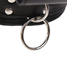 Load image into Gallery viewer, Total Blackout Padded Leather Mask BDSM