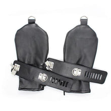 Load image into Gallery viewer, Stylish Leather Mitten Restraints BDSM