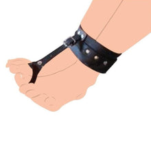 Load image into Gallery viewer, Adjustable Leather Toe Cuffs
