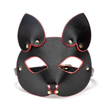 Load image into Gallery viewer, Foxy BDSM Leather Mask BDSM