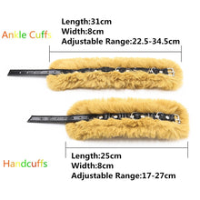 Charger l'image dans la galerie, Kit de bondage pour débutants en fourrure brune