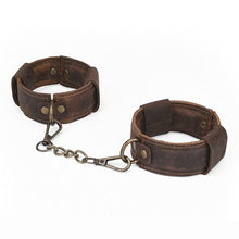 Load image into Gallery viewer, Old School Genuine Leather Cuffs BDSM