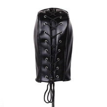 Load image into Gallery viewer, BDSM Slave's Black Zipper Mask
