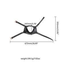 Load image into Gallery viewer, Layered Leather Slave Mask BDSM