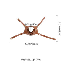 Load image into Gallery viewer, Layered Leather Slave Mask BDSM