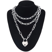 Charger l'image dans la galerie, Collier de soumission avec cadenas BDSM DDLG