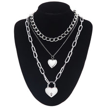 Charger l'image dans la galerie, Collier de soumission avec cadenas BDSM DDLG