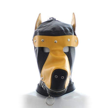 Charger l'image dans la galerie, Masque de chien en cuir parfait pour cosplay BDSM