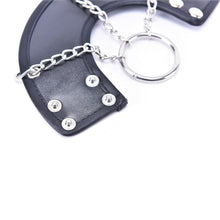 Charger l'image dans la galerie, Civière à boules réglable en cuir avec parachute BDSM