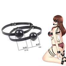 Charger l'image dans la galerie, Bâillon à bouche ouverte souple en silicone, 2 tailles