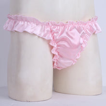 Charger l'image dans la galerie, Culotte de lingerie Sissy en satin à froufrous