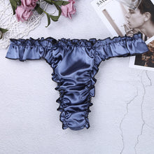 Charger l'image dans la galerie, Culotte de lingerie Sissy en satin à froufrous