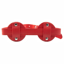 Load image into Gallery viewer, Adjustable Leather Sex Blindfold BDSM
