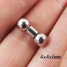 Load image into Gallery viewer, BDSM Stainless Barbell Frenum Piercing Jewelry