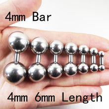 Load image into Gallery viewer, BDSM Stainless Barbell Frenum Piercing Jewelry