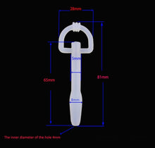 Lade das Bild in den Galerie-Viewer, Kurzer hohler Penisplug aus Silikon BDSM