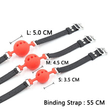 Load image into Gallery viewer, Soft Gag Ball Silicone
