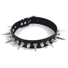 Load image into Gallery viewer, Submissive Spiked Collar