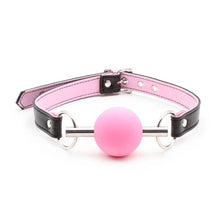 Load image into Gallery viewer, Silicone Open Mouth Gag Ball