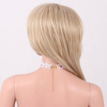Charger l'image dans la galerie, Collier ras du cou en ruban et dentelle DDLG BDSM