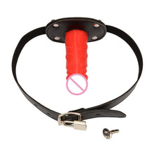 Charger l'image dans la galerie, Bâillon pour pénis à bouche ouverte verrouillable et influent