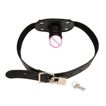 Charger l'image dans la galerie, Bâillon pour pénis à bouche ouverte verrouillable et influent