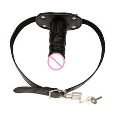 Charger l'image dans la galerie, Bâillon pour pénis à bouche ouverte verrouillable et influent