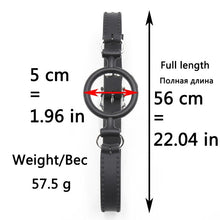 Load image into Gallery viewer, Soft Open Mouth Ring Gag Silicone