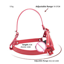 Lade das Bild in den Galerie-Viewer, Harnisch Mund Dildo Knebel BDSM