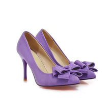 Lade das Bild in den Galerie-Viewer, Rosa Sissy-Pumps mit Schleife