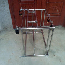 Charger l'image dans la galerie, Ensemble de menottes et menottes pour jambes en acier inoxydable BDSM