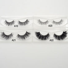 Load image into Gallery viewer, Natural Handmade Mink Eyelashes