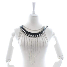 Load image into Gallery viewer, Temptation and Bondage Leather Choker Necklaces