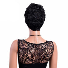 Lade das Bild in den Galerie-Viewer, 6 Zoll kurze lockige Perücke mit Lex