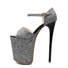 Load image into Gallery viewer, "Shemale Ana" Glitter Pumps